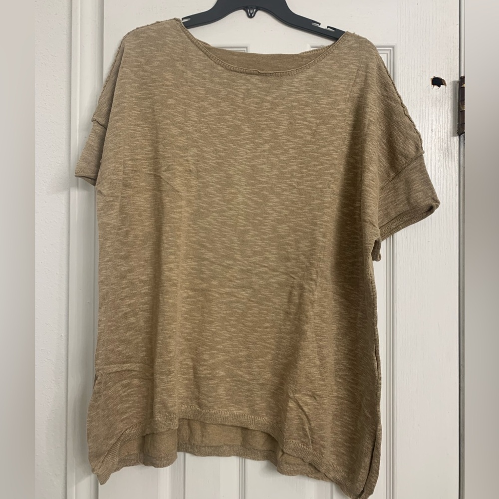 NWOT Casual Tan Women's Top L